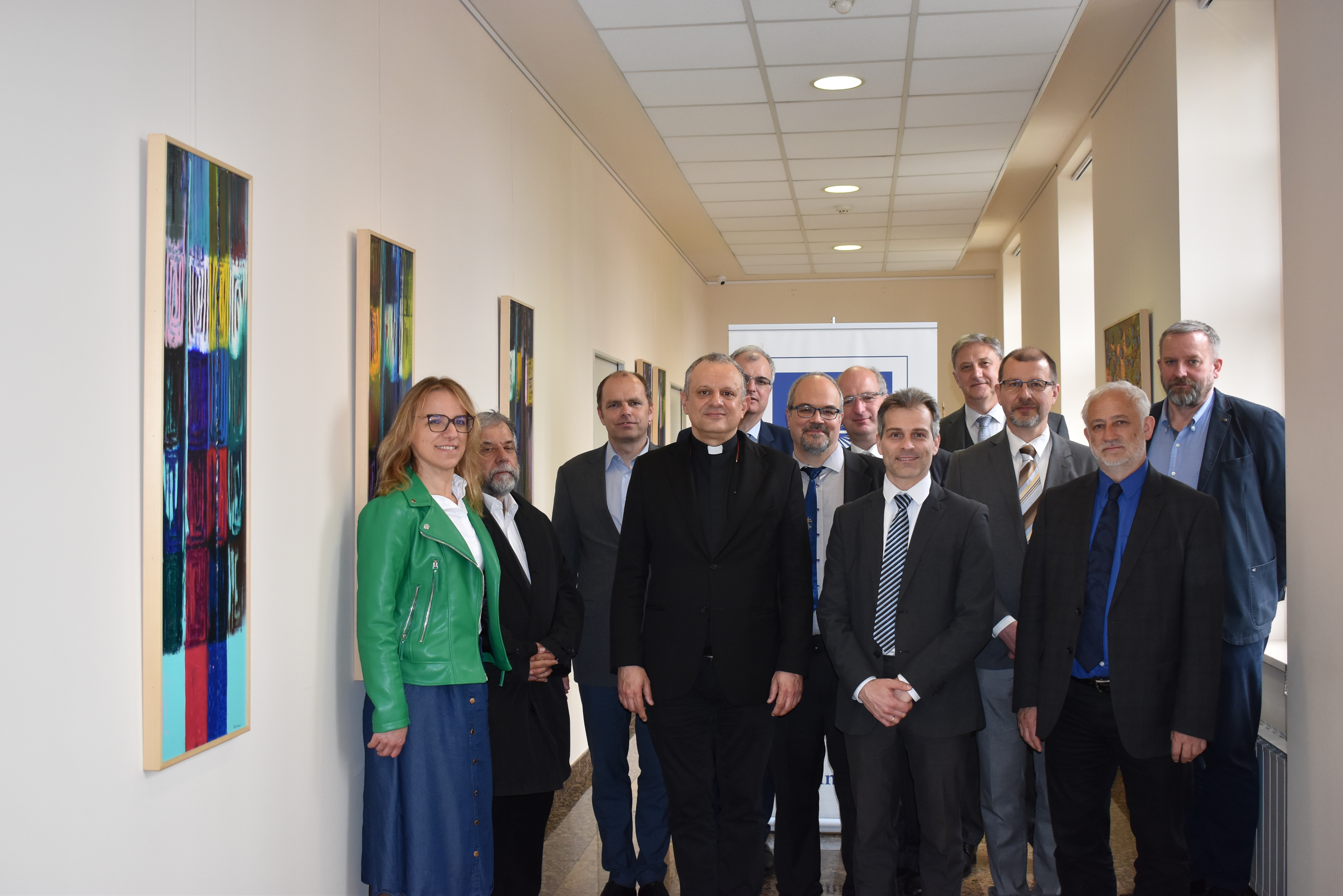 Küldöttség a Horvát Katolikus Egyetemen