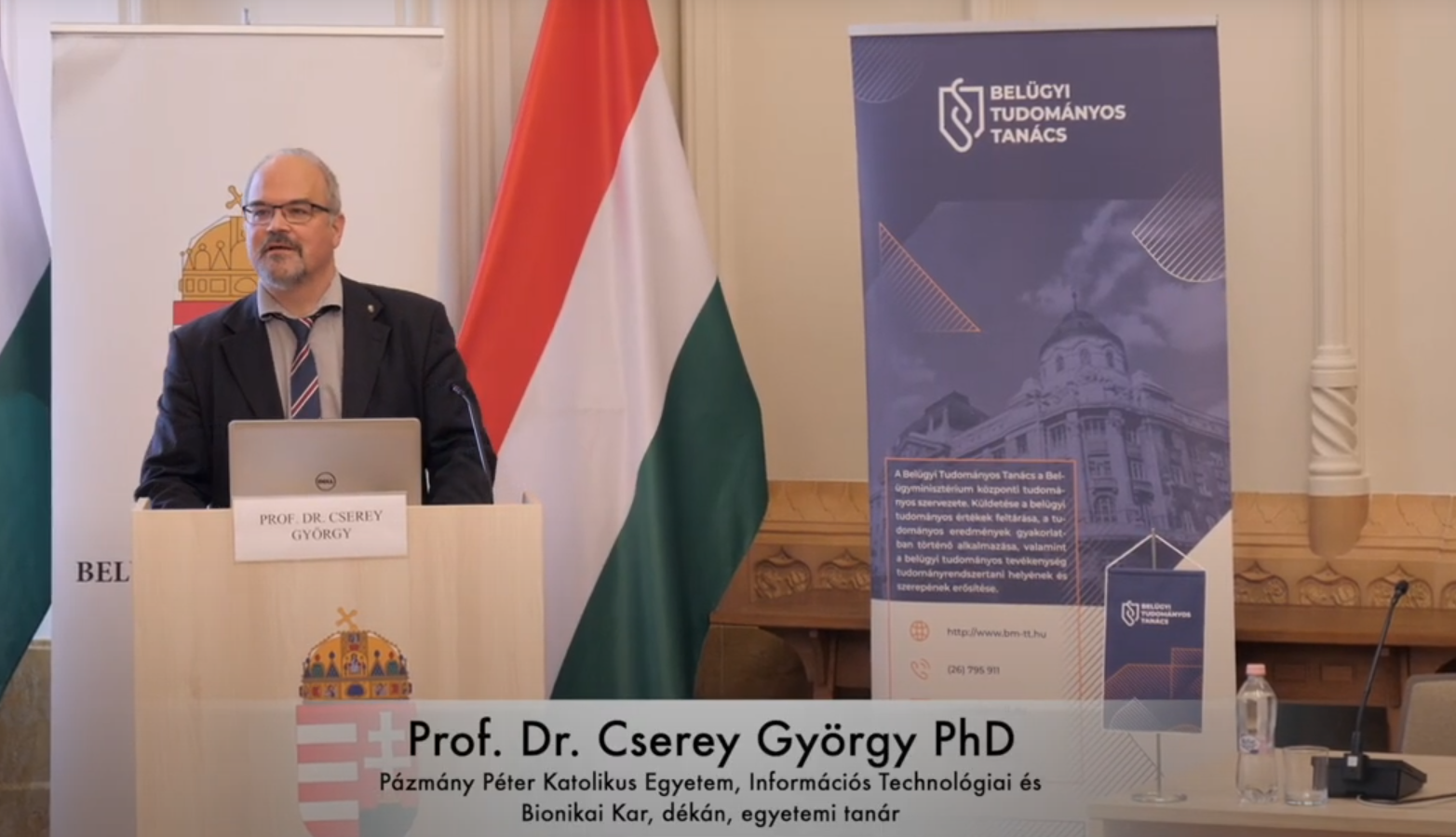 Dékánunk is részt vett a Belügyi Tudományos Tanács AI-konferenciáján